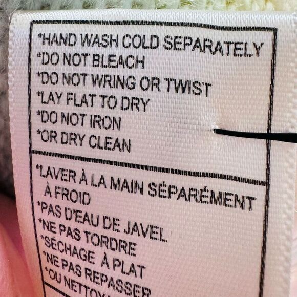 BB Dakota Steve Madden Women Medium M Ombre Pastel Rainbow Sweater Pullover - Picture 10 of 10